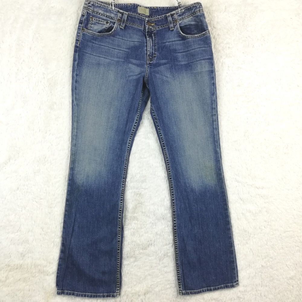 BKE Women's Boot Cut Jeans - Classic Blue